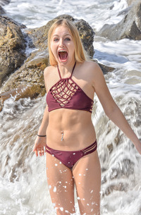 Scarlett Is Toying In Bikini
