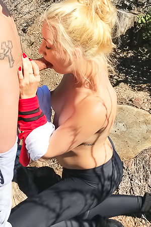 Kristen Scott - picnic and blowjob