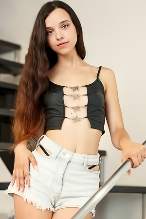 Ohana Petite Peels The Top Off Entirely And Goes On Teasing With Her Panties