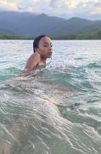 Camila Luna Swimming All Naked In Paradise